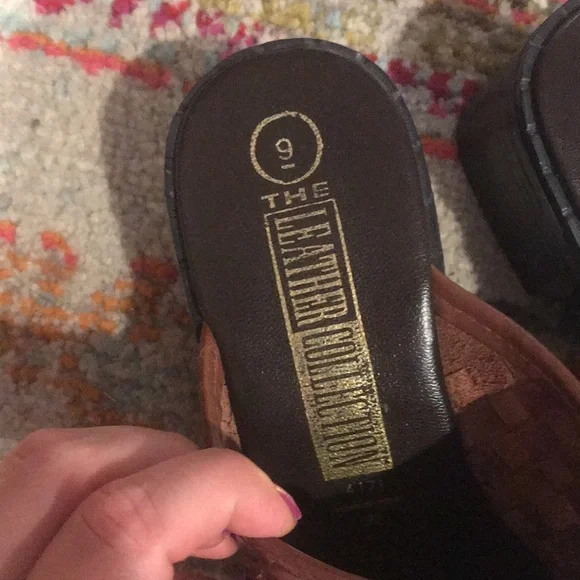 Vintage Leather Mules - Picture 3 of 9